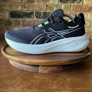 Asics Gel Nimbus 26 Max Cushion Blue Green Road Running Shoes Sneakers Men's 10